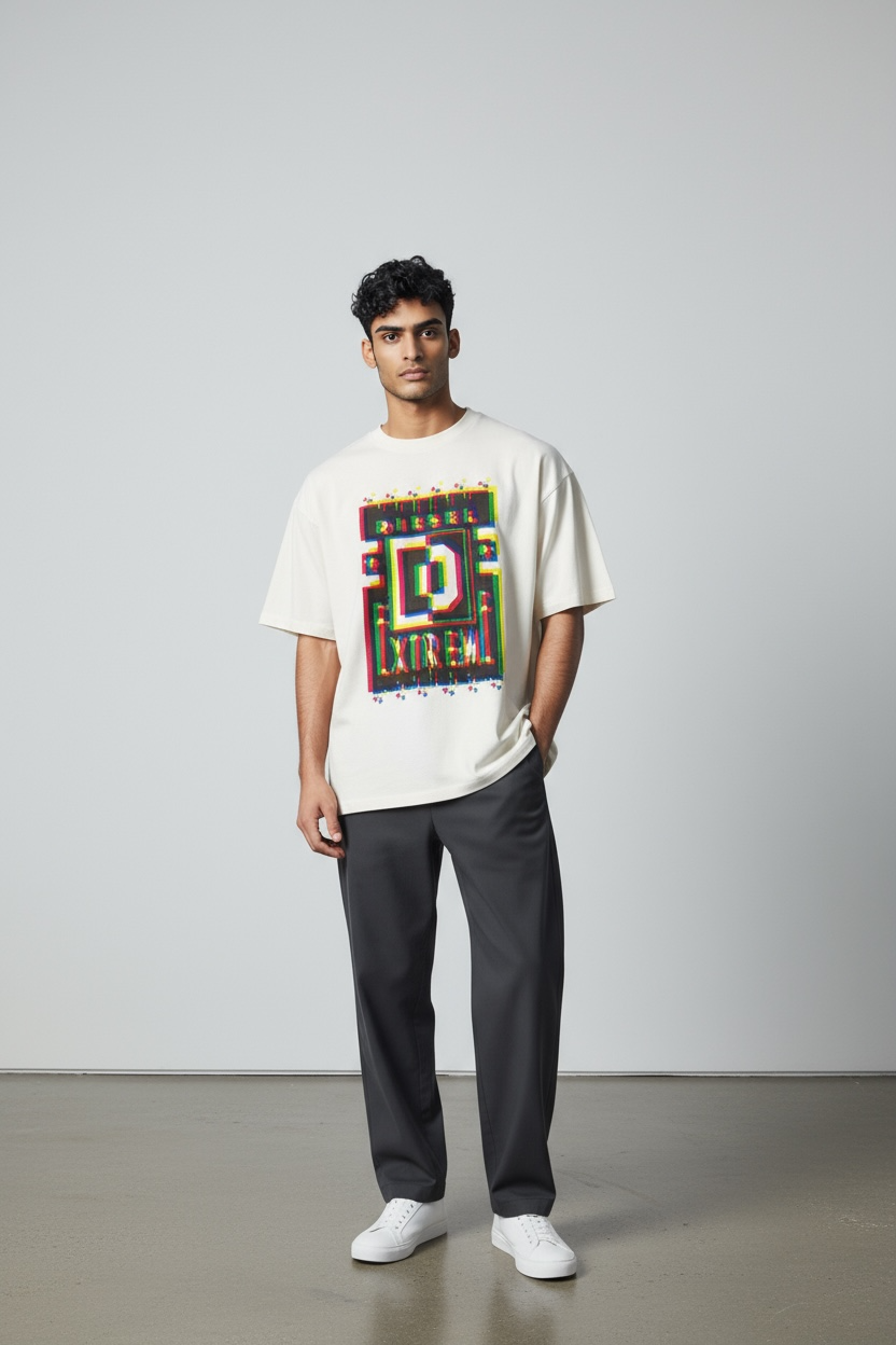 T-SHIRT DIESEL T-WASH-E2 WHITE