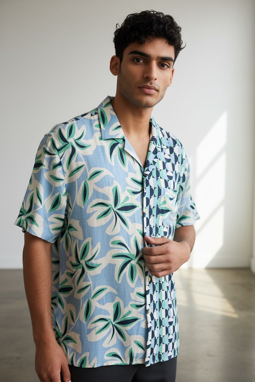 CAMISA M/C EIGHT-X M-23109K GREEN