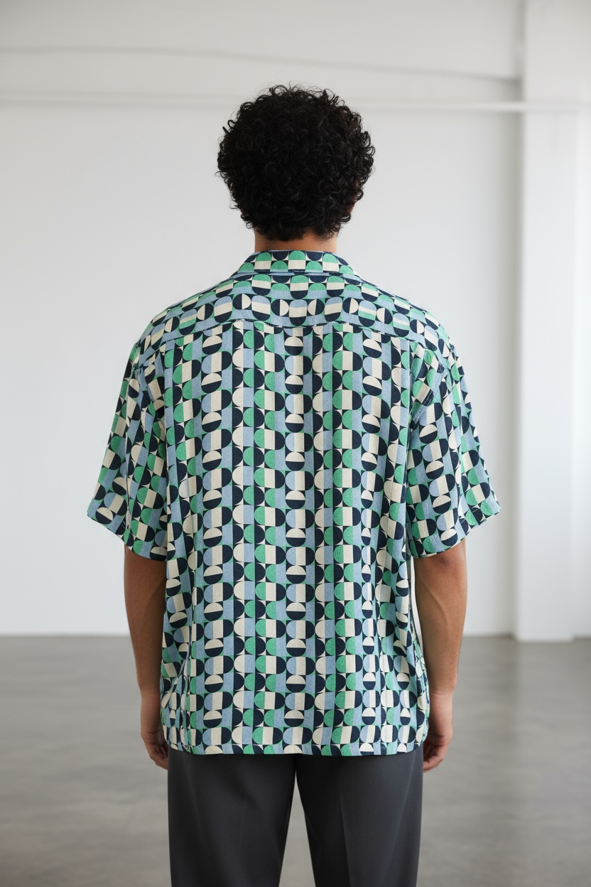 CAMISA M/C EIGHT-X M-23109K GREEN