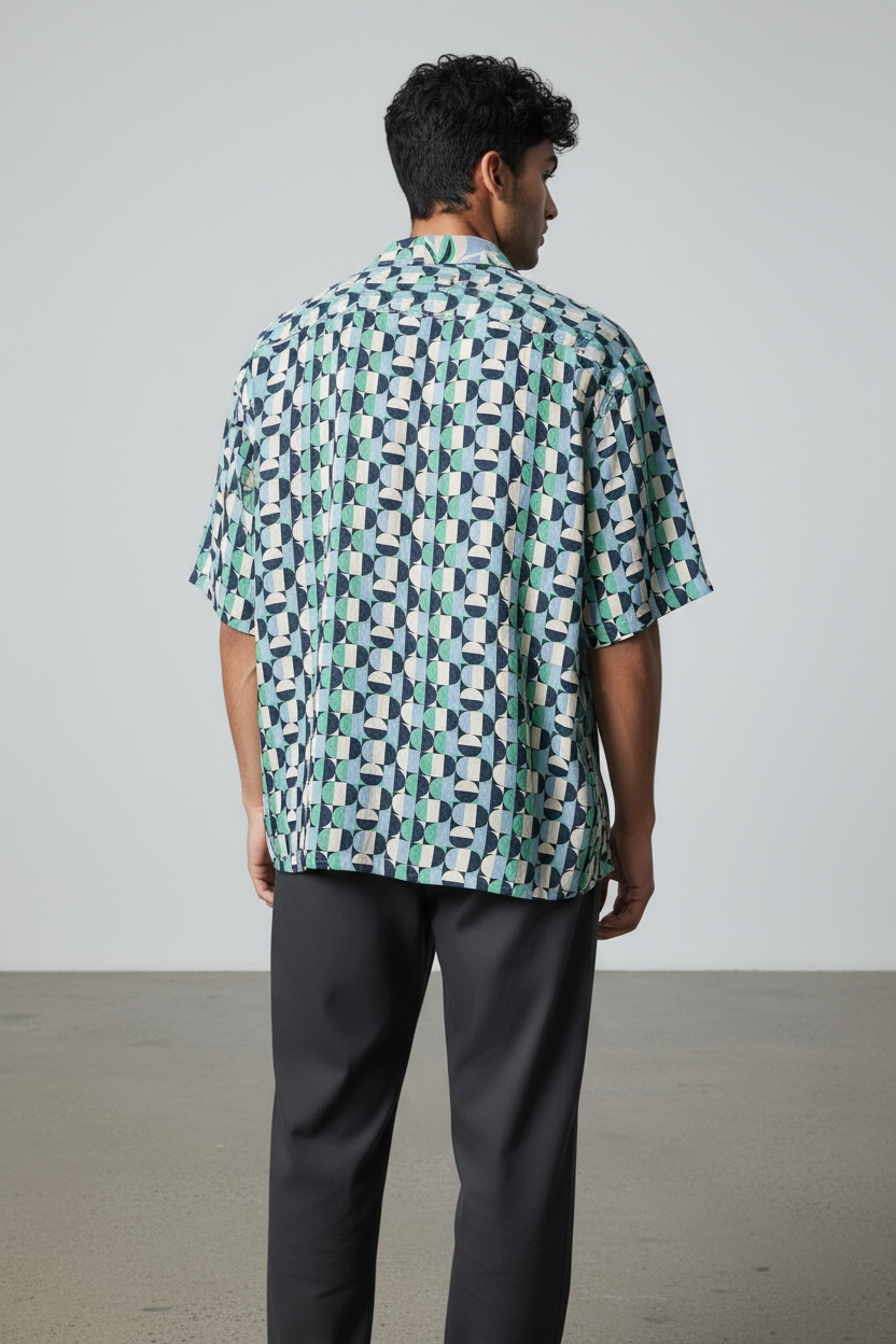 CAMISA M/C EIGHT-X M-23109K GREEN
