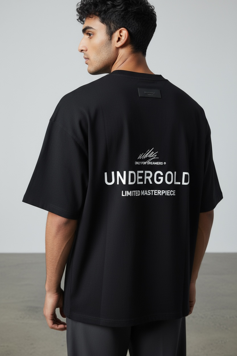 T-SHIRT UNDERGOLD PARADISE HOLY SPIRIT LIMITED BLACK
