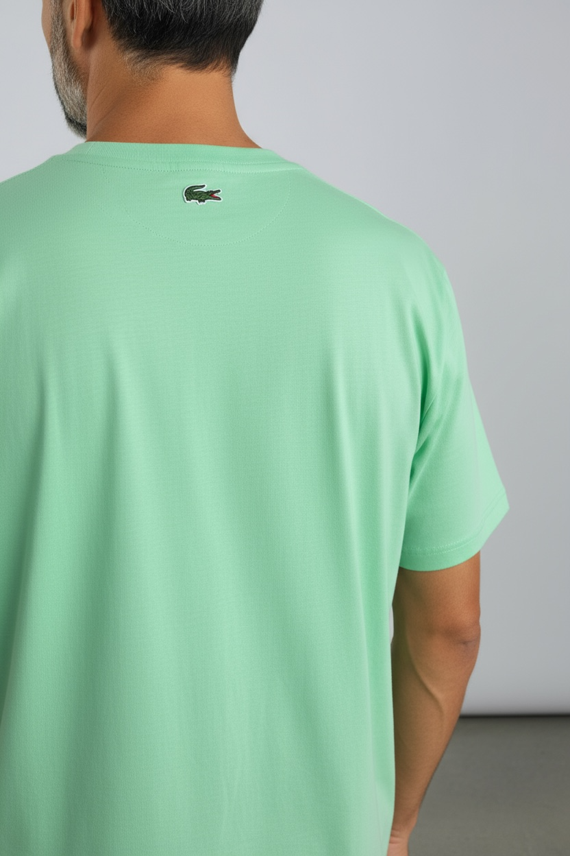 T-SHIRT LACOSTE TH9681 0VZ VERDE