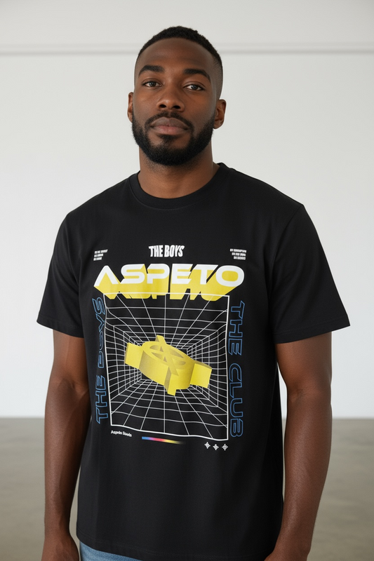 T-SHIRT ASPETO SH5013 THE BOYS BLACK