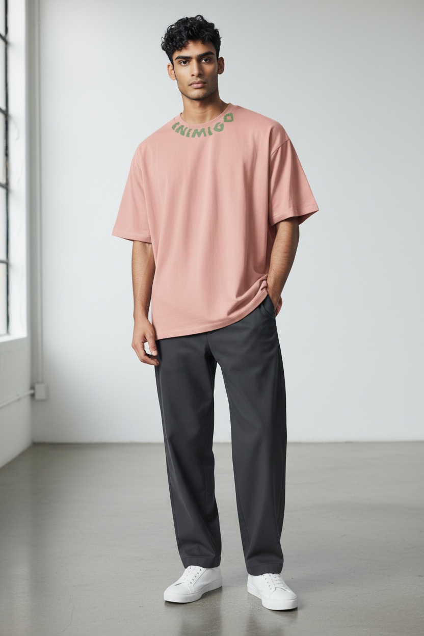 T-SHIRT INIMIGO ITS3516 PINK