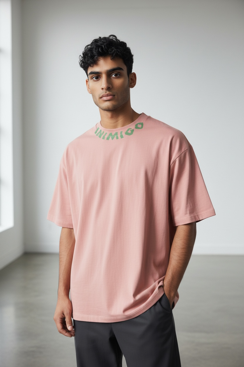 T-SHIRT INIMIGO ITS3516 PINK