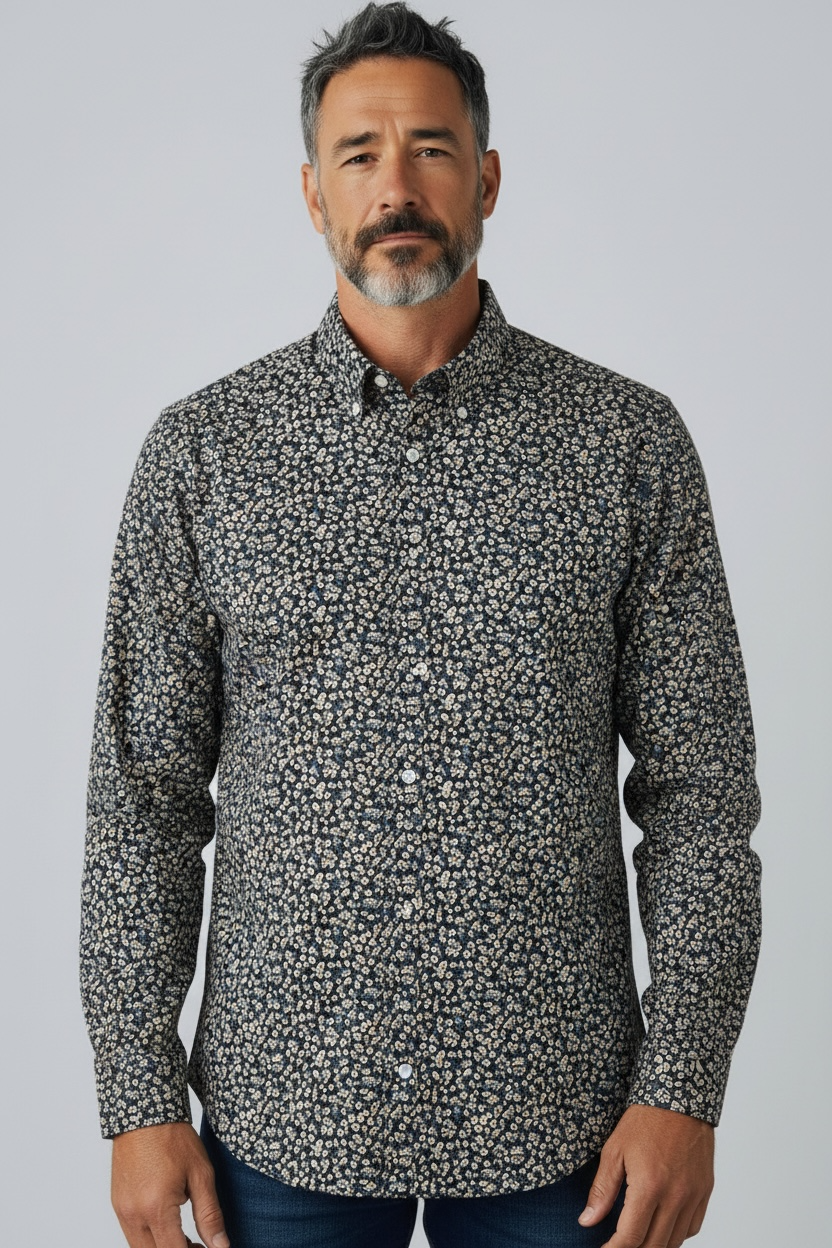 CAMISA M/L EDEN PARK 0064 PRINT MAIDIN NAVAJO