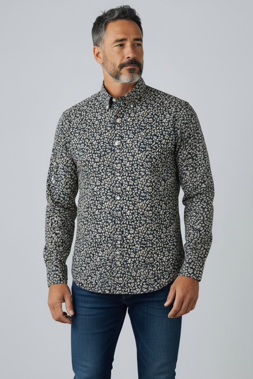 CAMISA M/L EDEN PARK 0064 PRINT MAIDIN NAVAJO