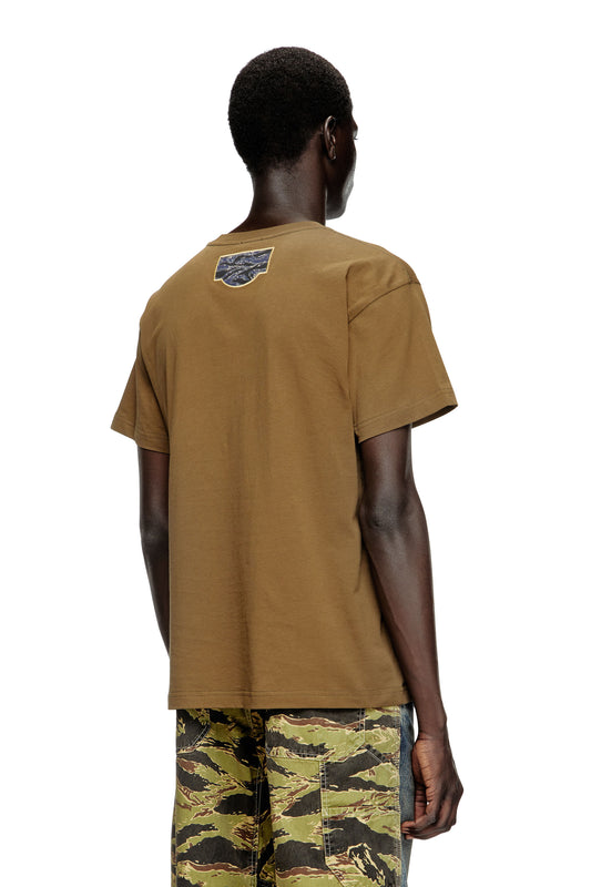 T-SHIRT DIESEL T-NORM-T3 OLIVE