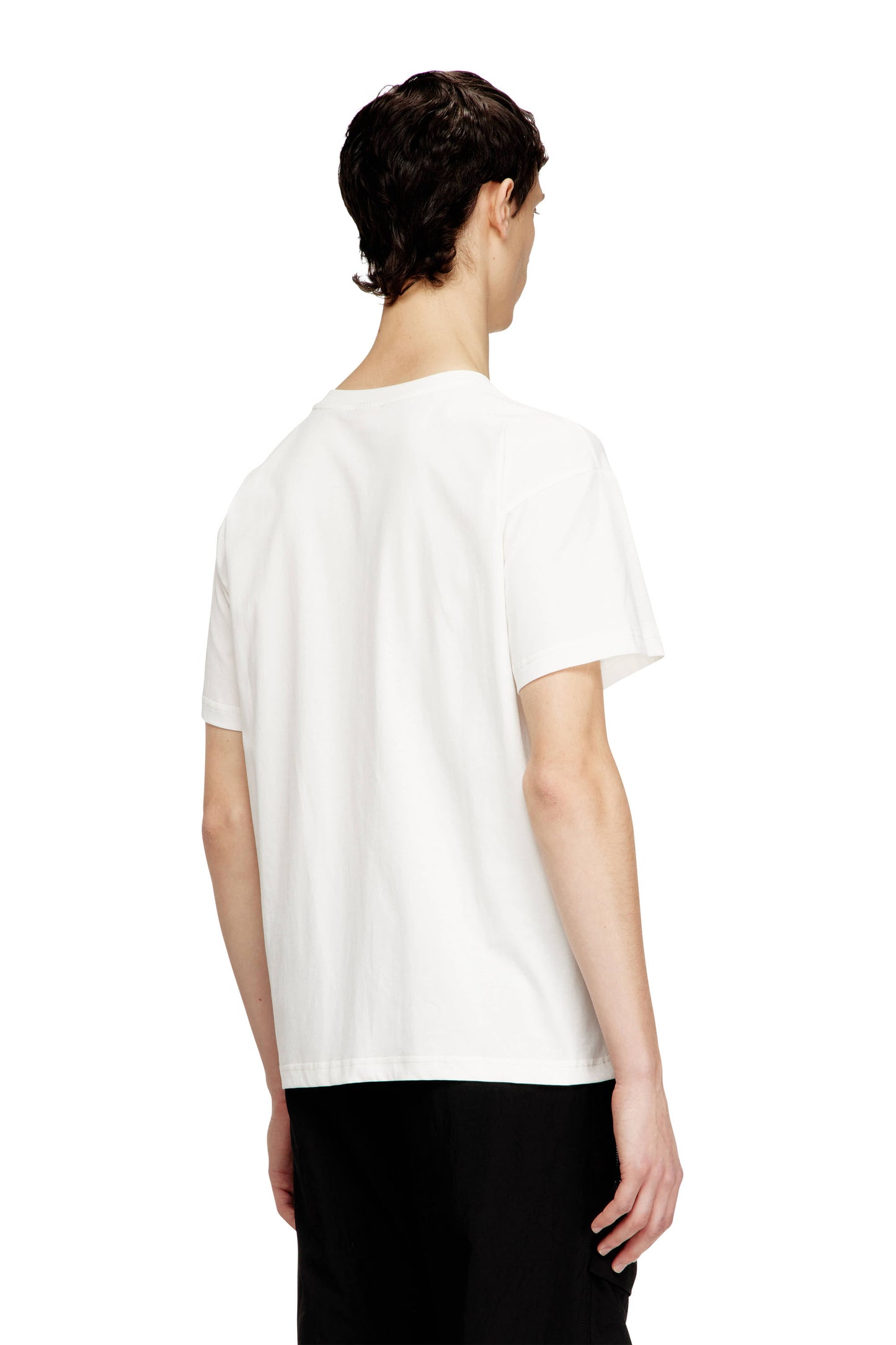 T-SHIRT DIESEL T-NORM-PIPING WHITE