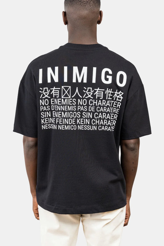 T-SHIRT INIMIGO ITS1512 DARK BLACK