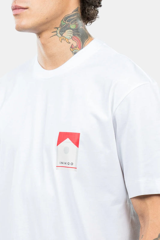 T-SHIRT INIMIGO ITS1575 SNOW WHITE