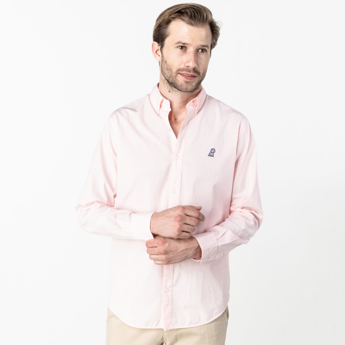 CAMISA M/L JAMES BARK PINK DOGWOOD A11