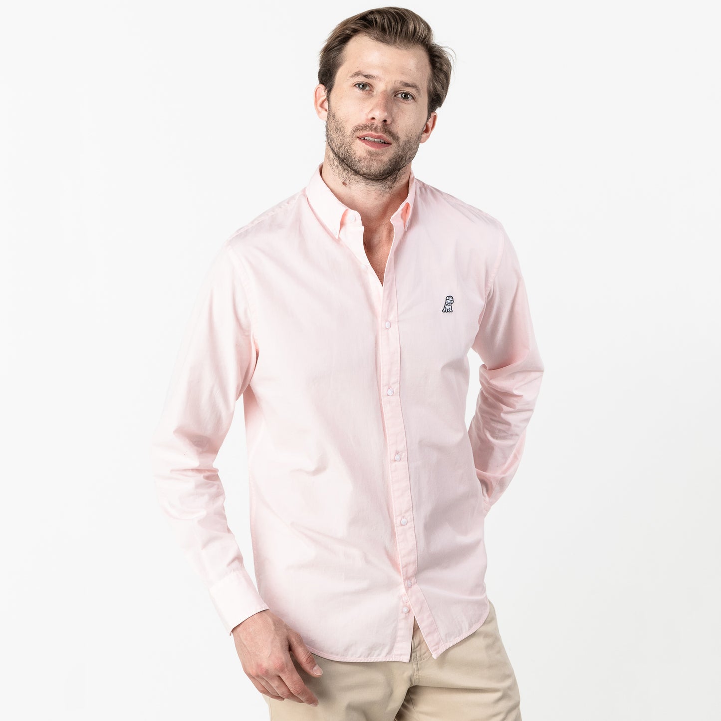 CAMISA M/L JAMES BARK PINK DOGWOOD A11