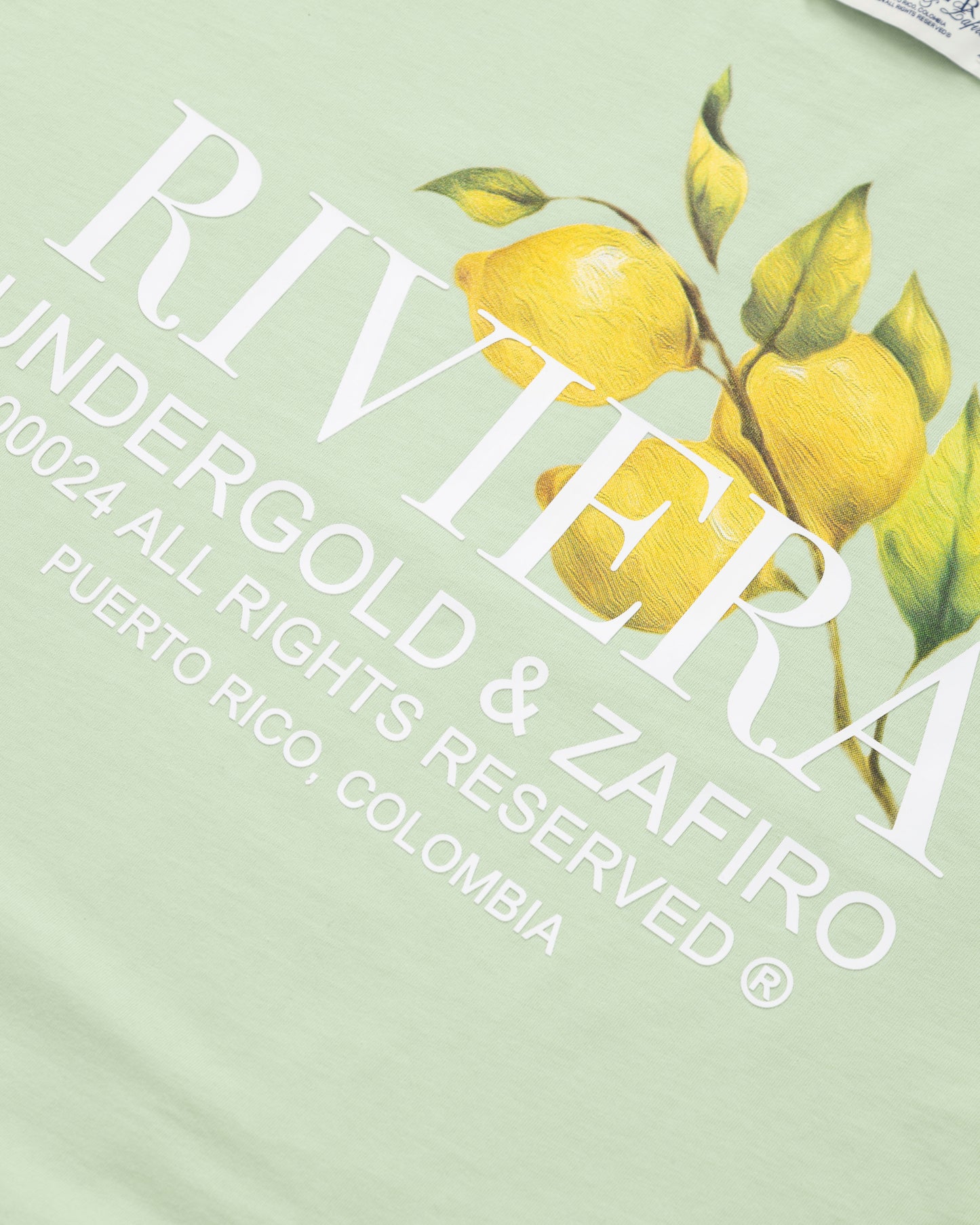 T-SHIRT UNDERGOLD RIVIERA LEMON TREE GREEN