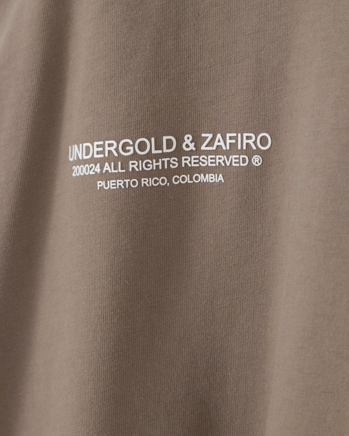 T-SHIRT UNDERGOLD RIVIERA SAUCE BROWN