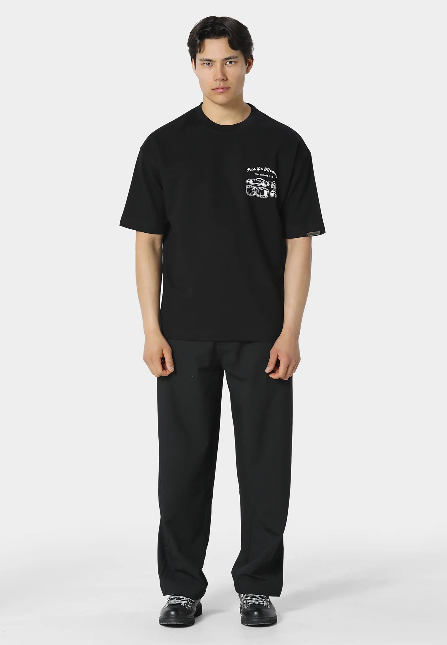 T-SHIRT PAS DE MONACO MODELE BLACK