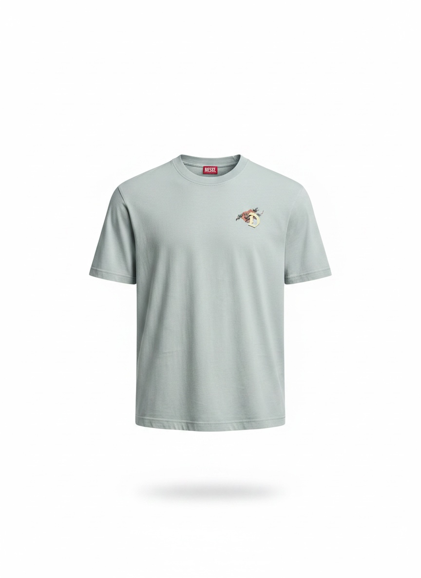 T-SHIRT DIESEL T-BOGGY-V4 GRIS