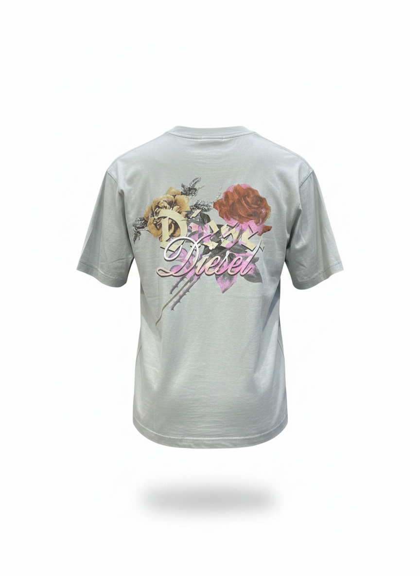 T-SHIRT DIESEL T-BOGGY-V4 GRIS