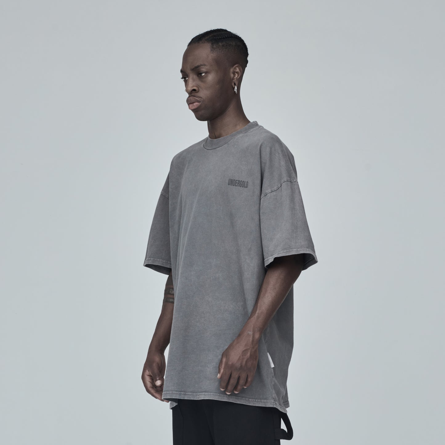 T-SHIRT UNDERGOLD ETHEREAL BASIC VINTAGE GRAY