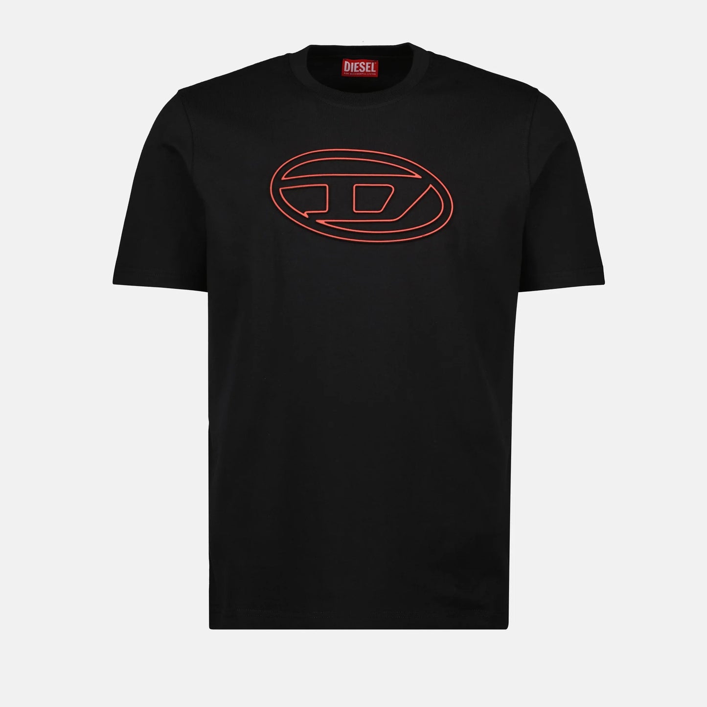T-SHIRT DIESEL T-ADJUST-BIGOVAL BLACK/RED