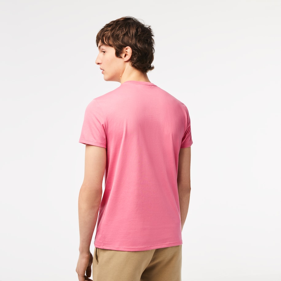 T-SHIRT LACOSTE TH6709 PINK 2R3