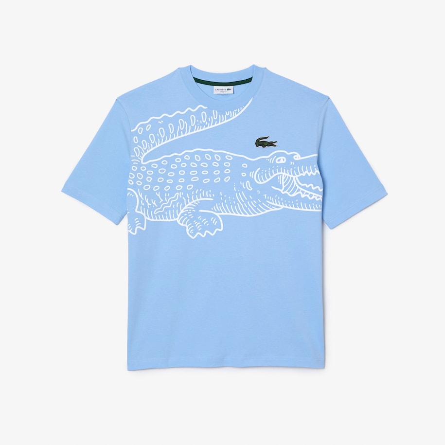 T-SHIRT LACOSTE TH5511 BLUE HBP