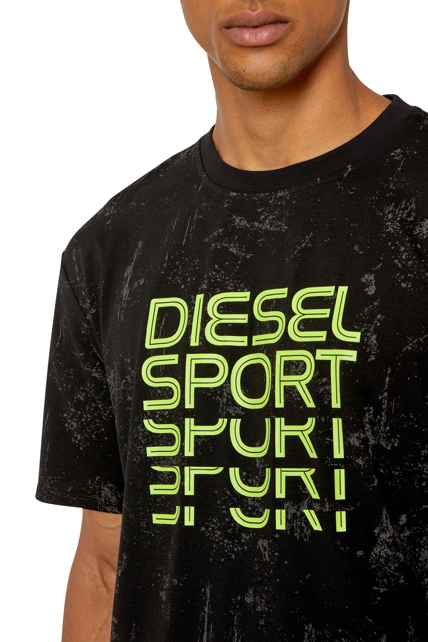 T-SHIRT DIESEL AMTEE-DUNCAN-HT16 BLACK