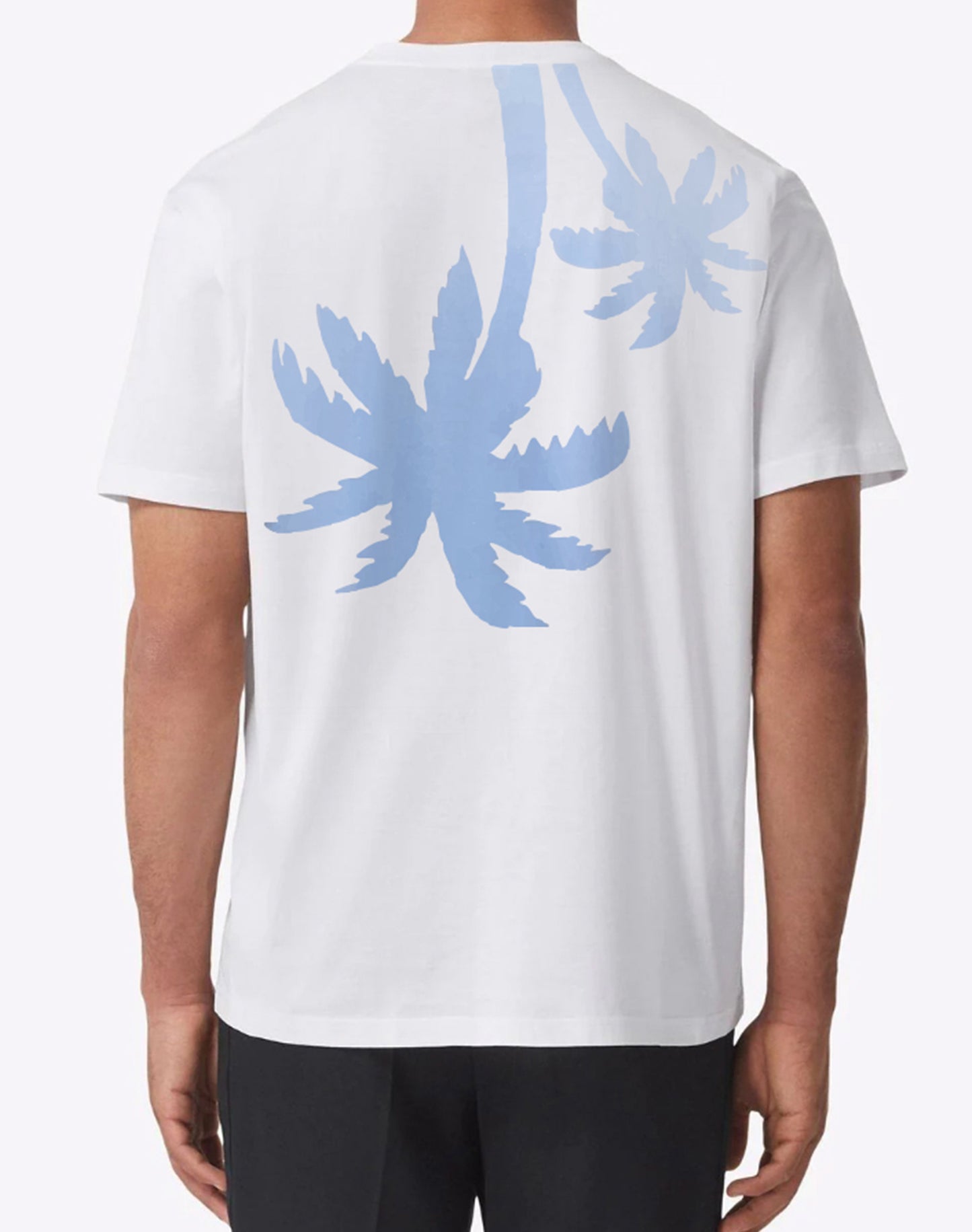 T-SHIRT BENJAMINS CLUB SH1008 REVERSE TREES WHITE