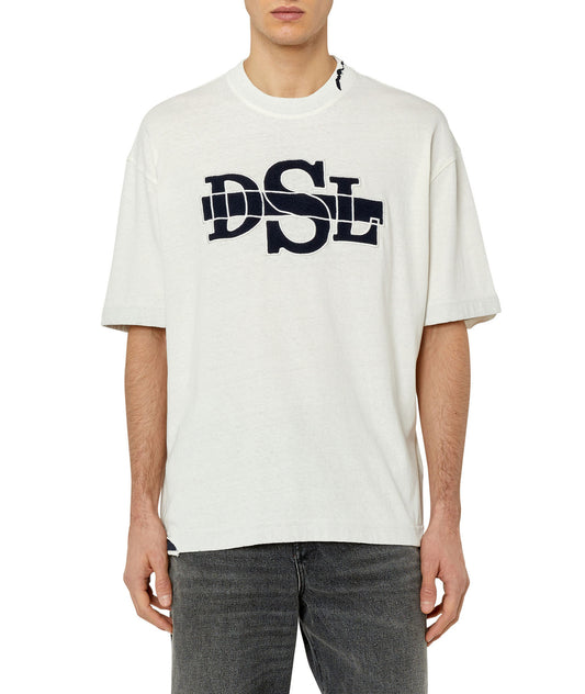 T-SHIRT DIESEL T-WASHROT WHITE