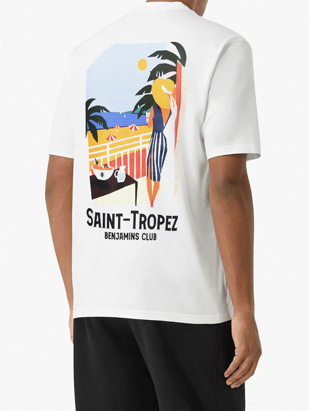 T-SHIRT BENJAMINS CLUB SH1001 ST. TROPEZ WHITE