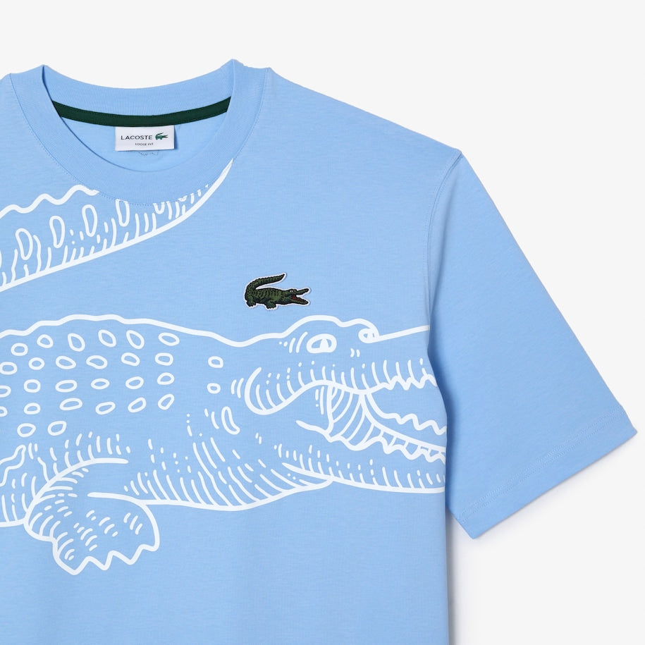 T-SHIRT LACOSTE TH5511 BLUE HBP