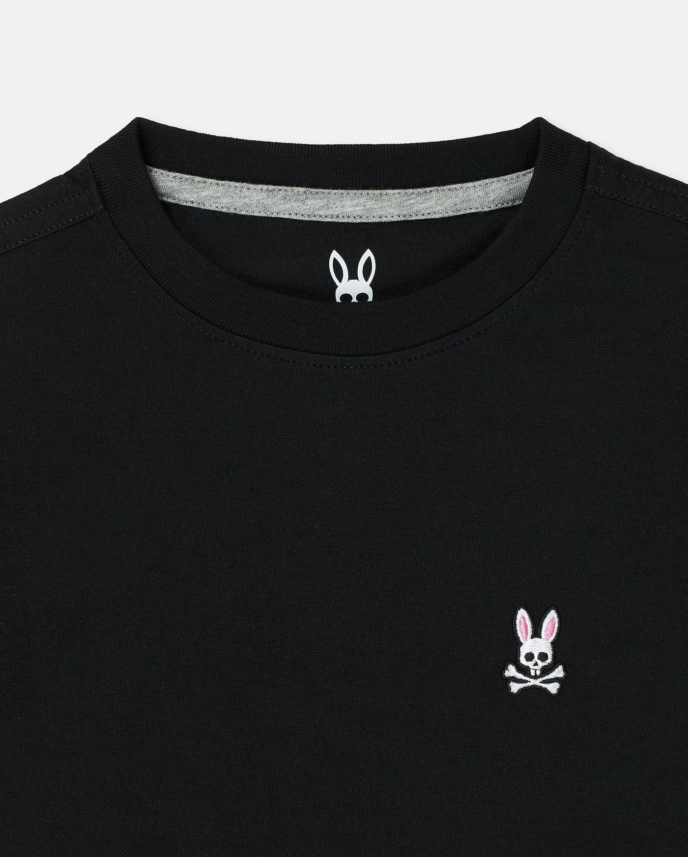 T-SHIRT PSYCHO BUNNY KIDS CLASSIC - BLACK