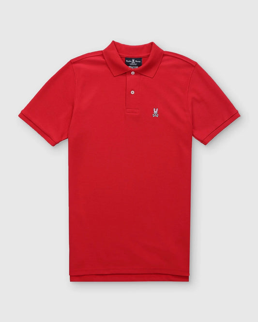 POLO PSYCHO BUNNY CLASICO ROJO