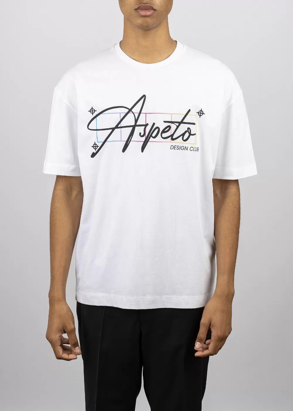 T-SHIRT ASPETO ATSH5005 DESING CLUB WHITE