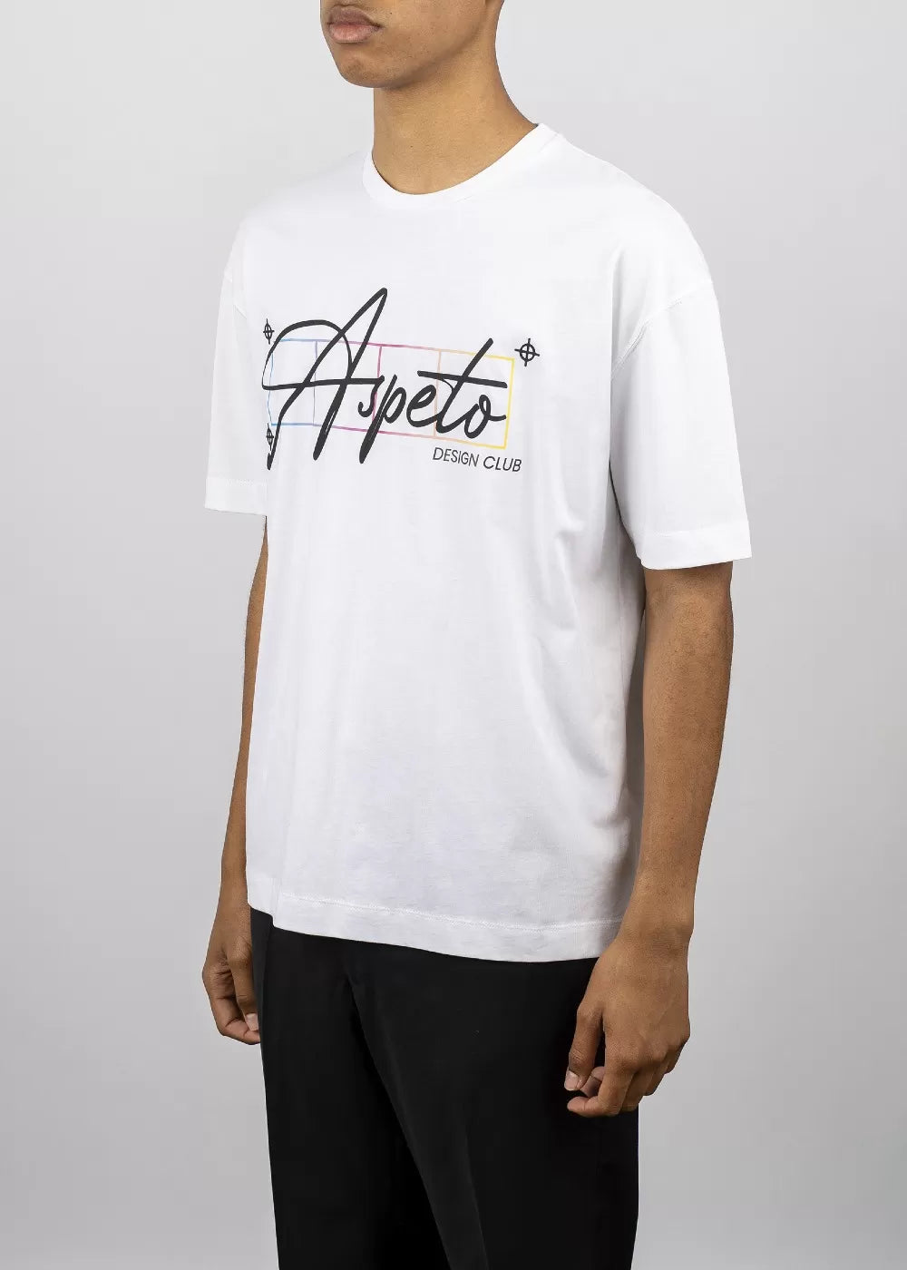 T-SHIRT ASPETO ATSH5005 DESING CLUB WHITE